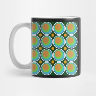 retro seventies abstract design Mug